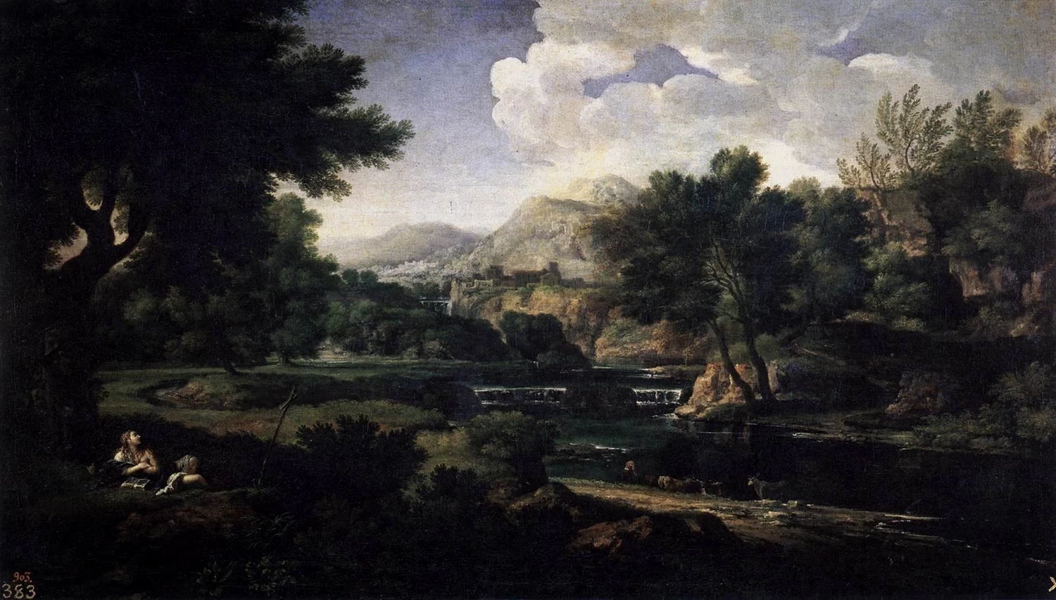 Paesaggio con la Maddalena in adorazione della croce - Museo del Prado, Madrid